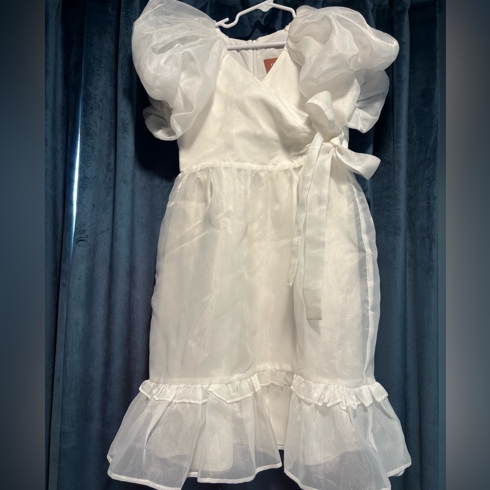 JessaKae White Satin Dress